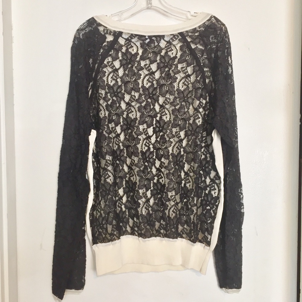✨Diane Von Furstenburg lace sweater✨ - Picture 3 of 8